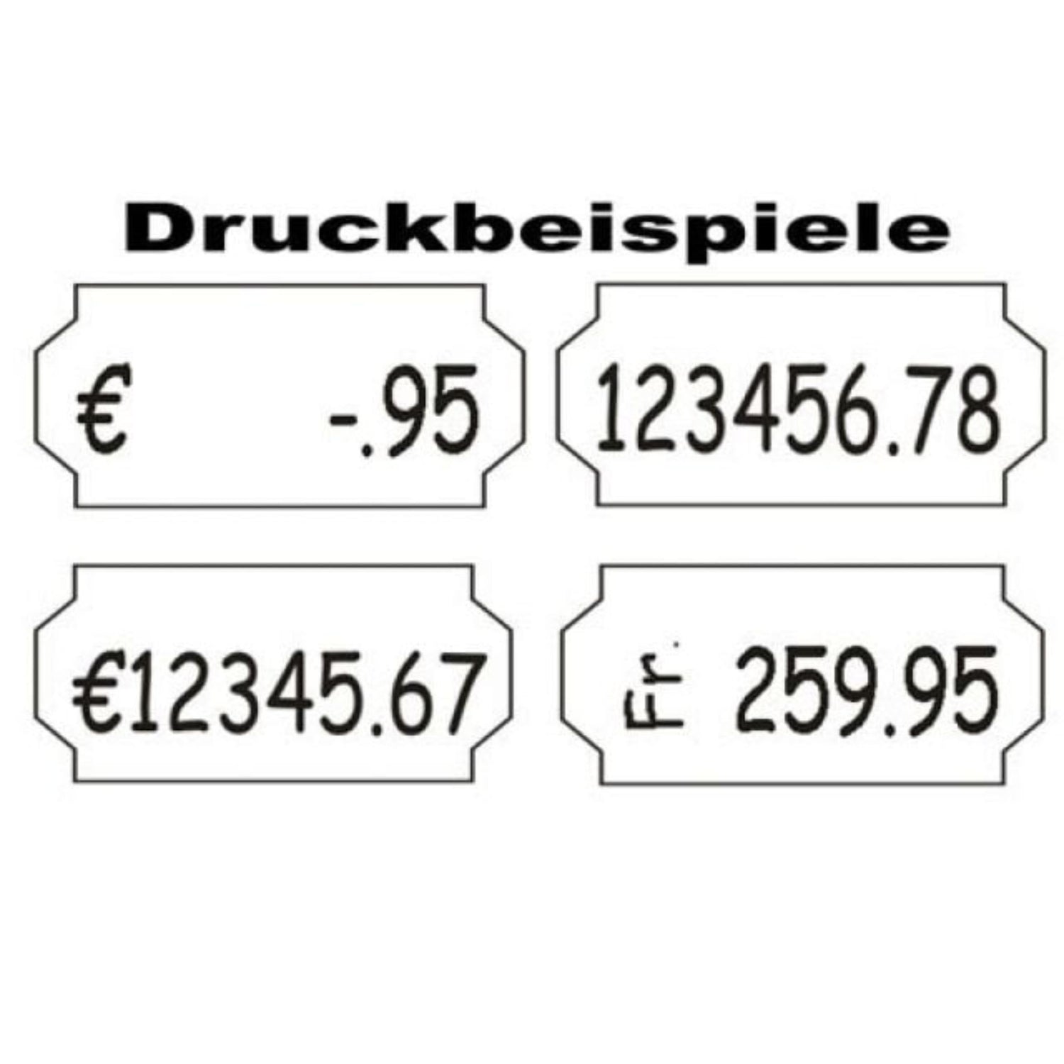 Druckbeispiele Etiketten