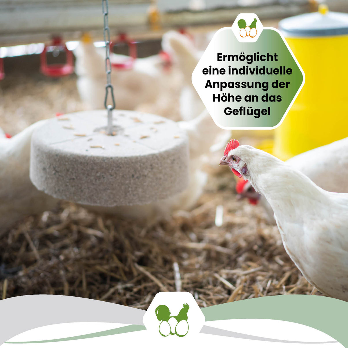 Edelstahlhalterung für gelochte 10 kg Picksteine