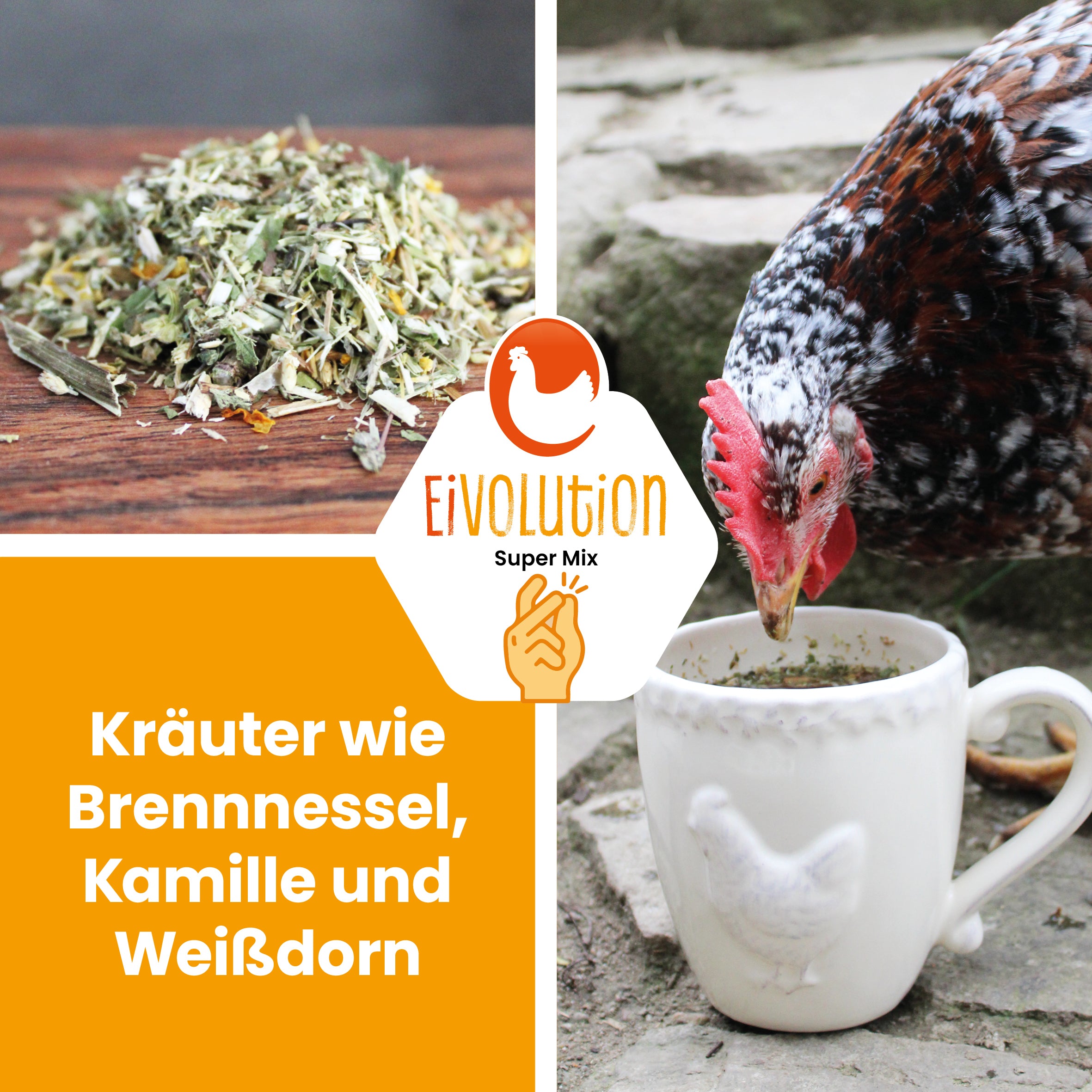 Wohlfühlkräuter "Kräuter wie Brennnessel, Kamille und Weißdorn"