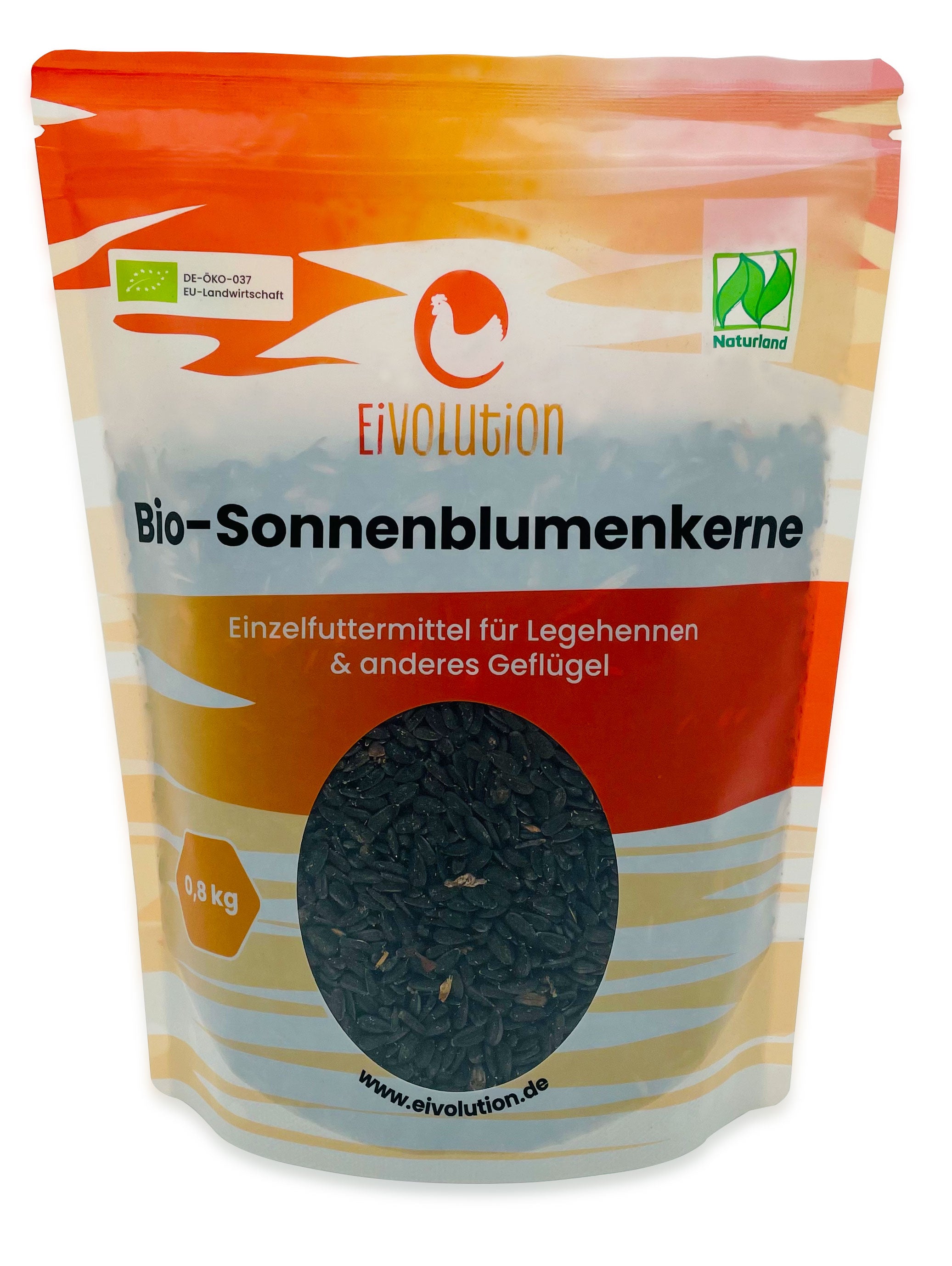 Bio-Sonnenblumenkerne, im 0,8 kg Beutel
