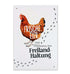 Alu-Schild Huhn „Frische Eier aus Freilandhaltung“