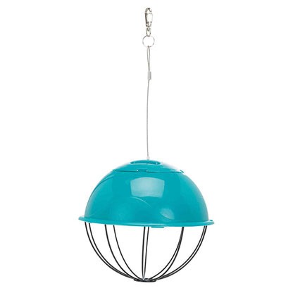 Farbenfroher Futterball / Salatspender, türkis