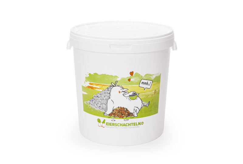 Futtereimer / Futtertonne für 20 kg Hühnerfutter