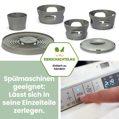 Futterturm Beeztees eco friendly , 36 cm "Spülmaschinen geeignet: Lässt sich in seine Einzelteile zerlegen."