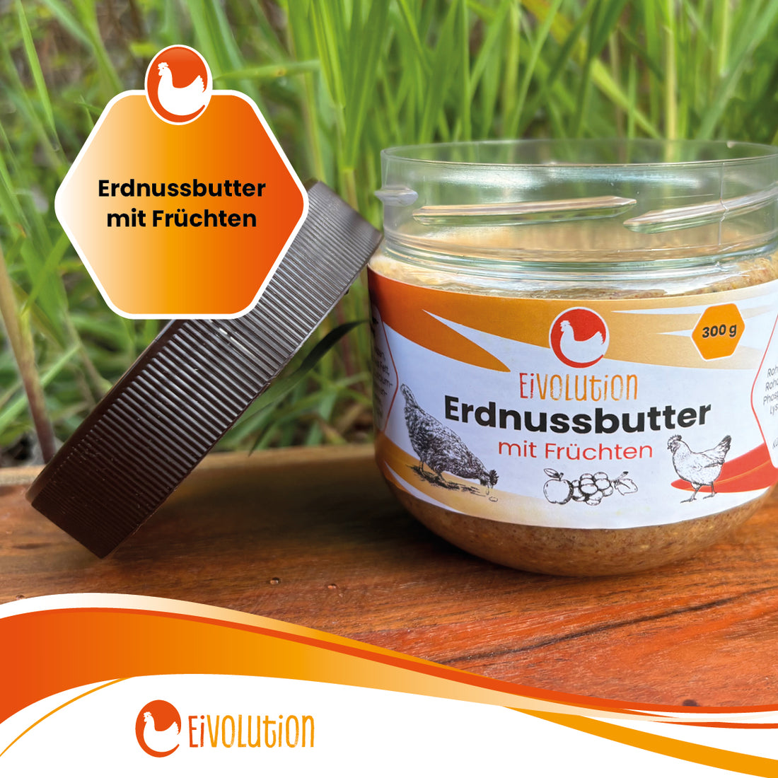 Erdnussbutter mit Früchten – Snack &amp; Ergänzungsfutter 300 g