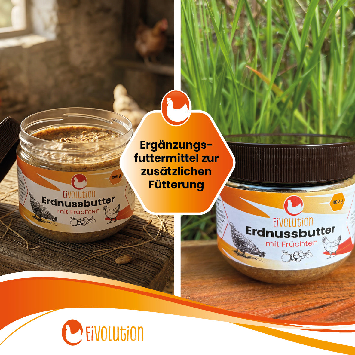 Erdnussbutter mit Früchten – Snack &amp; Ergänzungsfutter 300 g