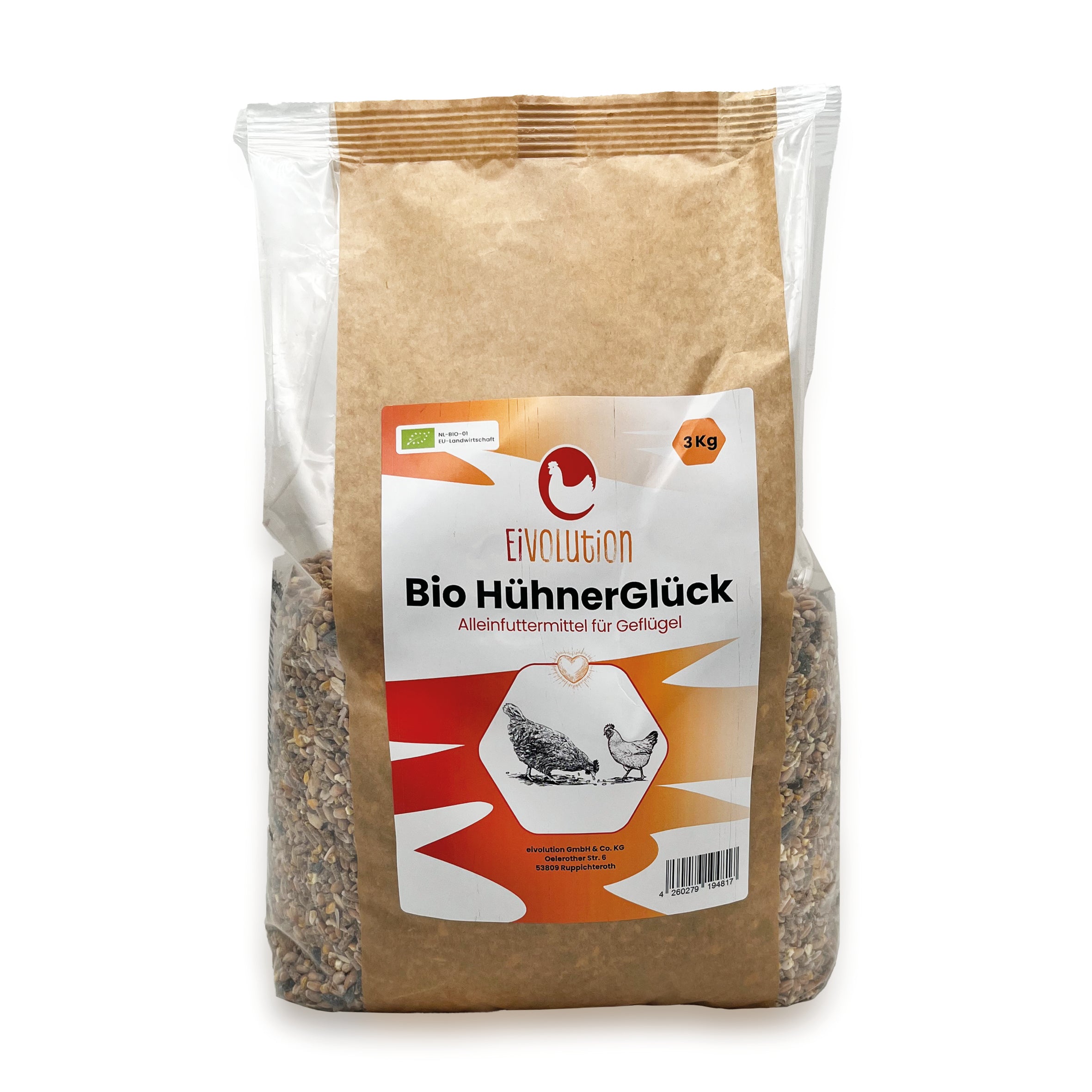 Bio HühnerGlück – Natürlicher Futter-Mix