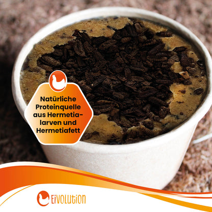 Larvuccino "Natürliche Proteinquelle aus Hermetialarven und Hermetiafett" 