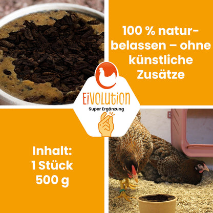 Larvuccino "100 % naturbelassen - ohne künstliche Zusätze, Inhalt: 1 Stück 500 g"