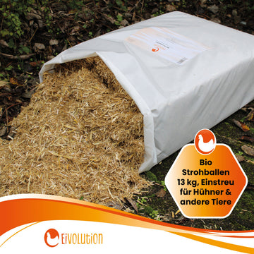welcher dünger für strohballen Bio Strohballen 13 kg, Einstreu für Hühner und andere Tiere –  eierschachteln.de