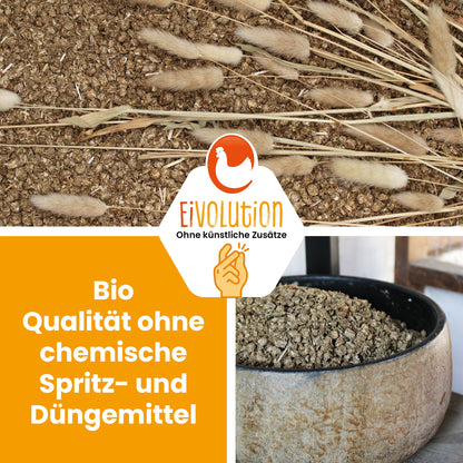Bio Strohgranulat Einstreu "Bio Qualität ohne chemische Spritz- und Düngemittel"