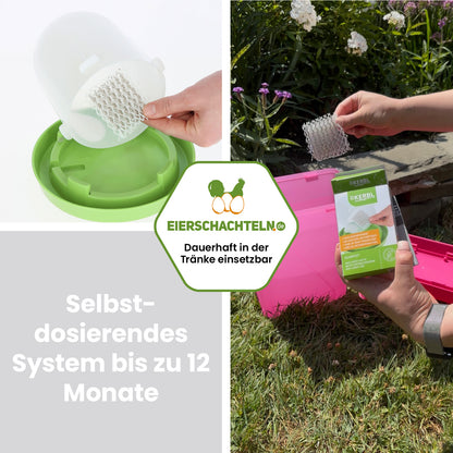 silvertex® Anti-Keim-Matte 5 × 5 cm für Geflügeltränken bis 25 Liter