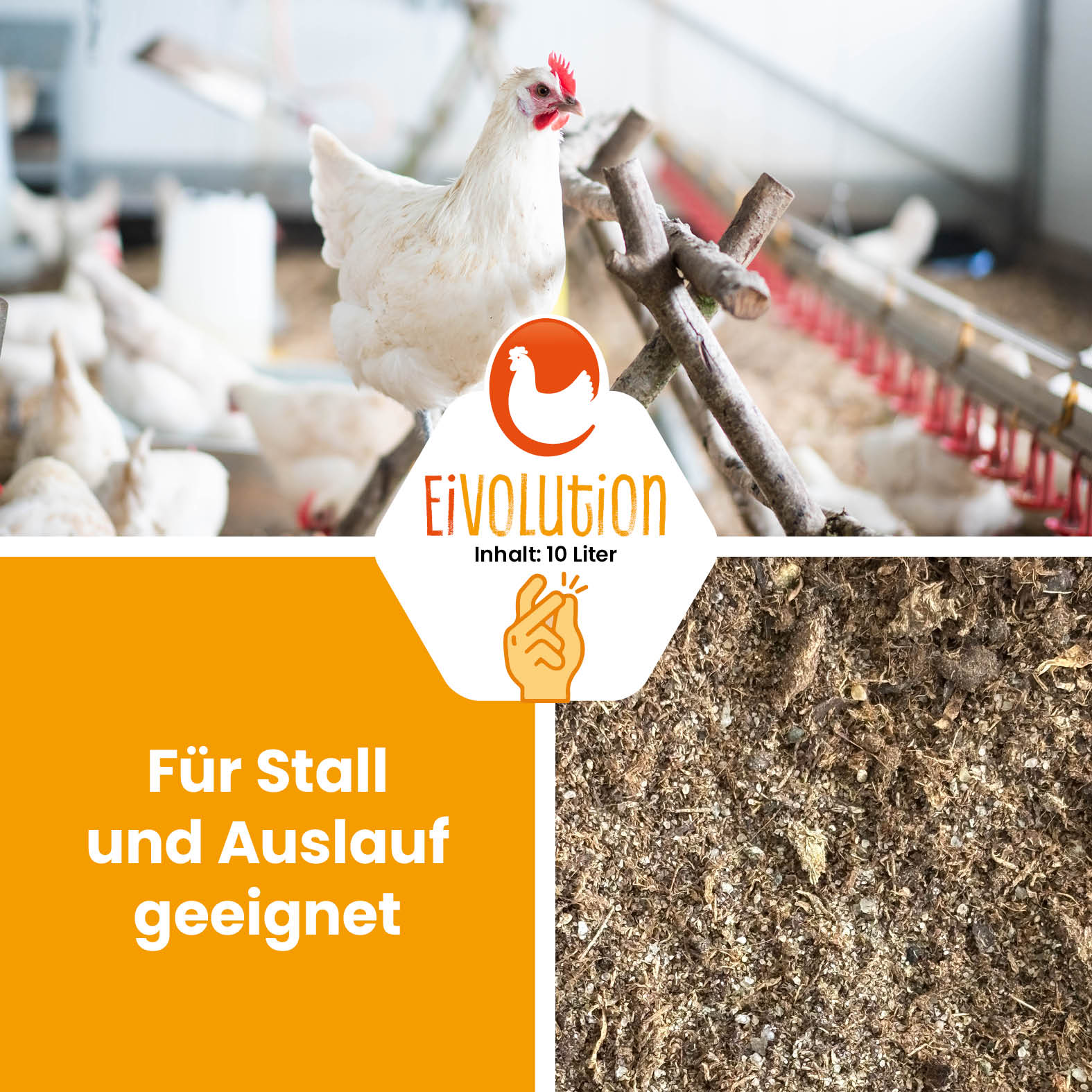 Badesand mit Torf &amp; Kieselgur  "Für Stall und Auslauf geeignet"