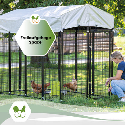 Freilaufgehege SPACE – Mehr Bewegungsfreiheit für Hühner und Kleintiere