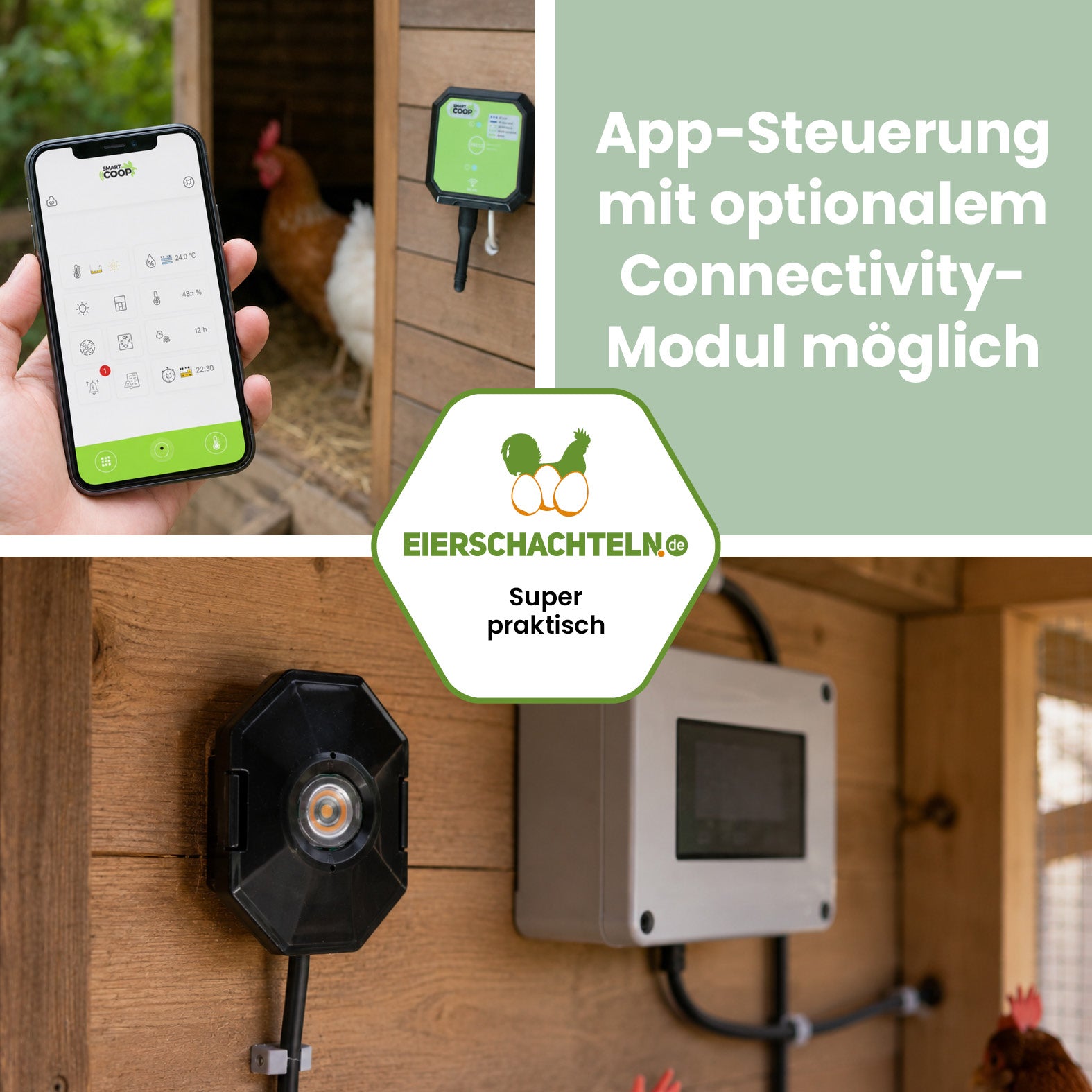 SmartCoop LED-Stallbeleuchtung für Hühnerställe
