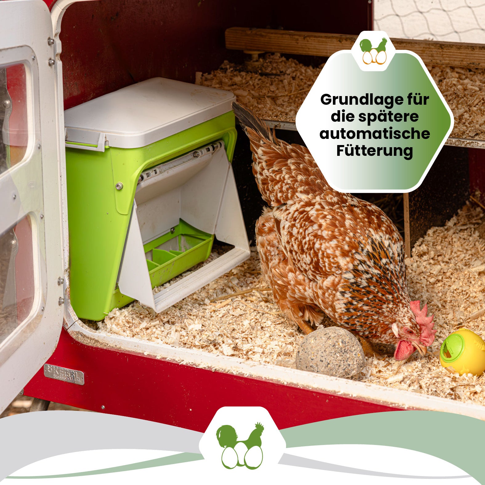 SmartCoop Futterautomat mit Schutzklappe