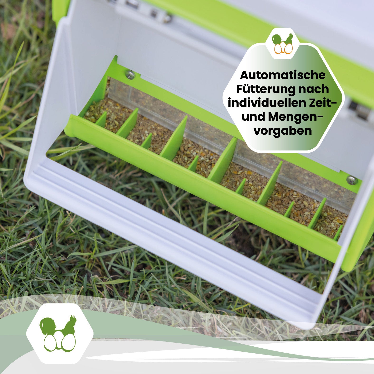 SmartCoop Futterdosierer mit Füllstandsensor