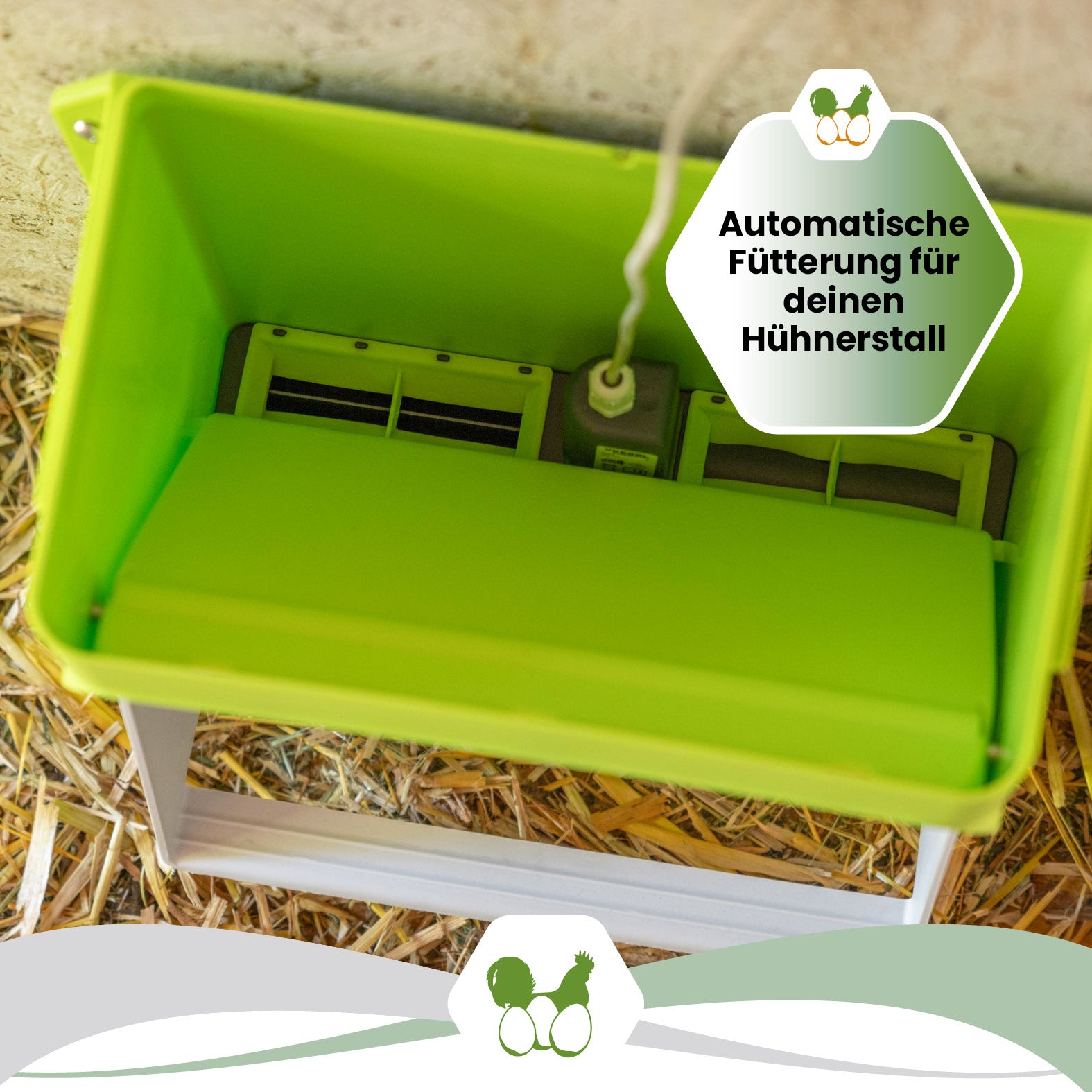 SmartCoop Futterdosierer mit Füllstandsensor