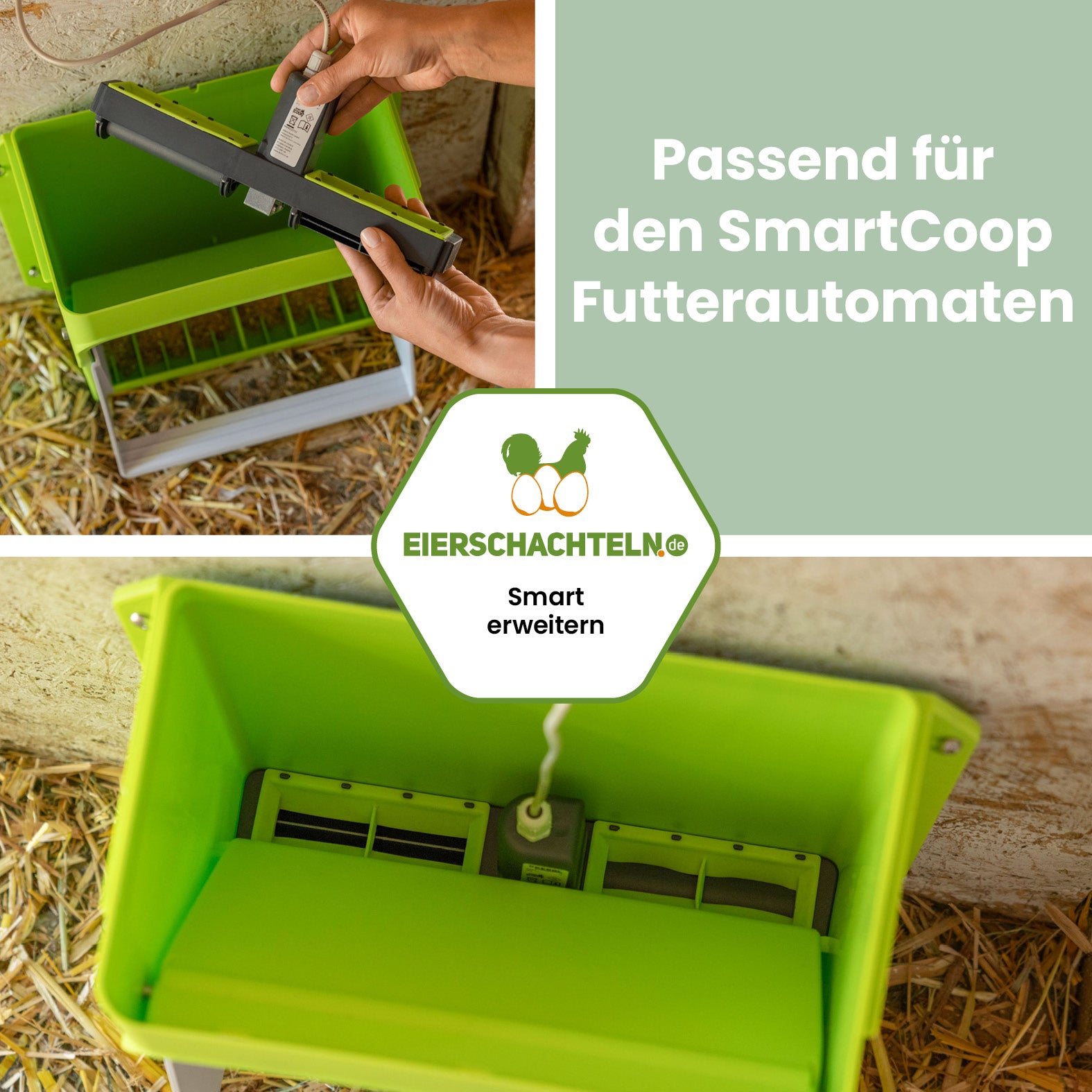 SmartCoop Futterdosierer mit Füllstandsensor