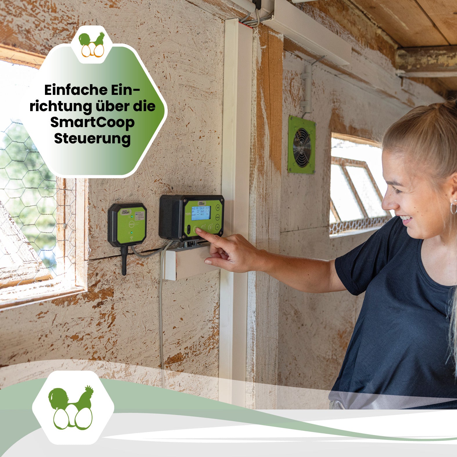 SmartCoop Futterdosierer mit Füllstandsensor