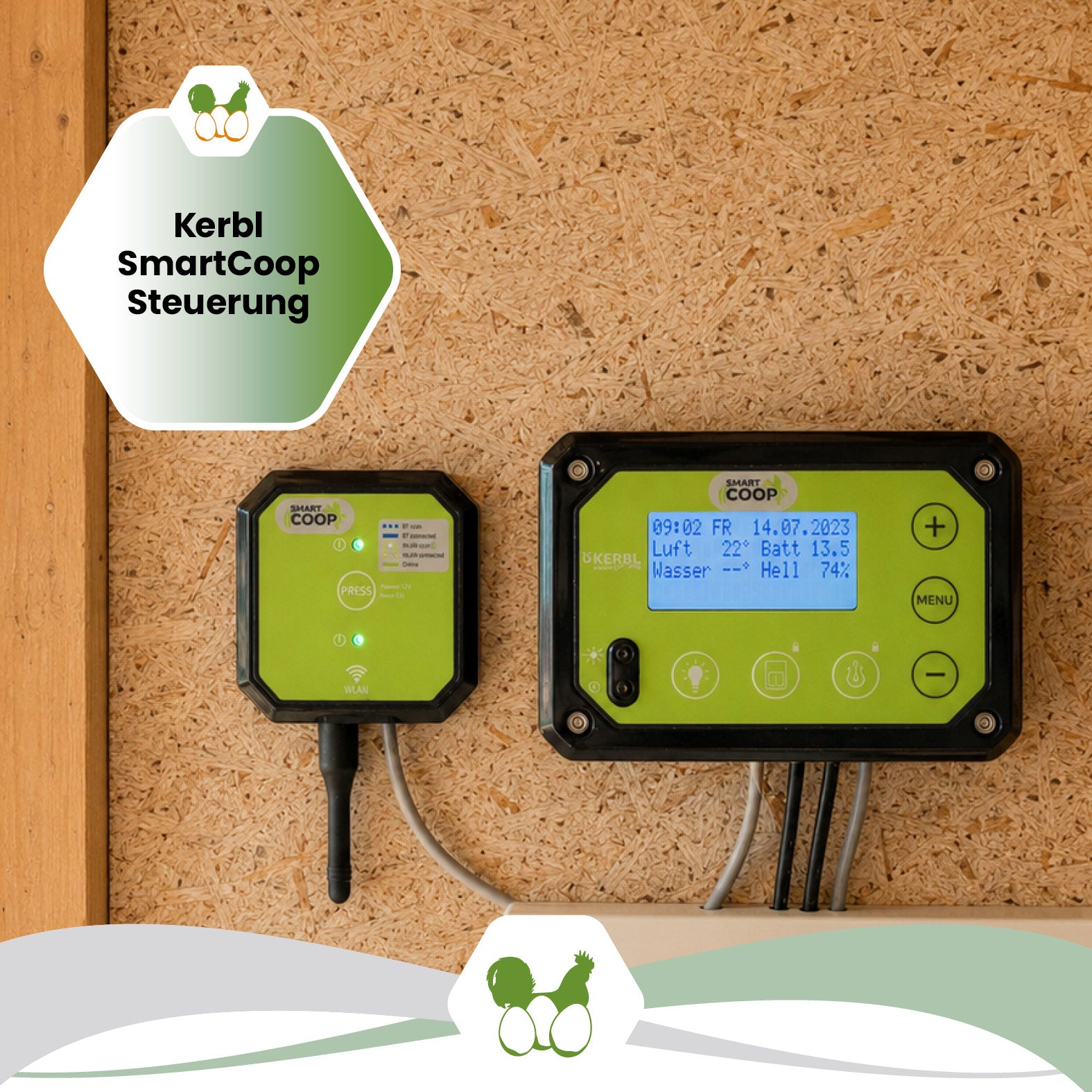Smart Coop Steuerung für die automatische Stallsteuerung