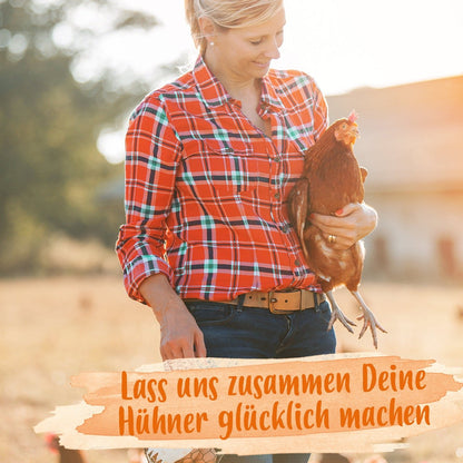 MineralPlus mit Kalzium für Hühner "Lass uns zusammen deine Hühner glücklich machen"