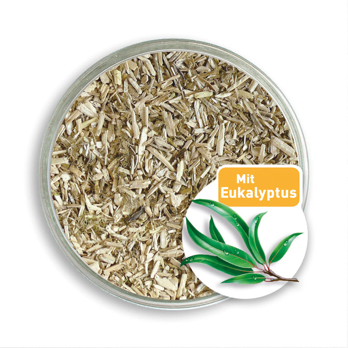 Hanfeinstreu mit Eukalyptus in der Petrischale 