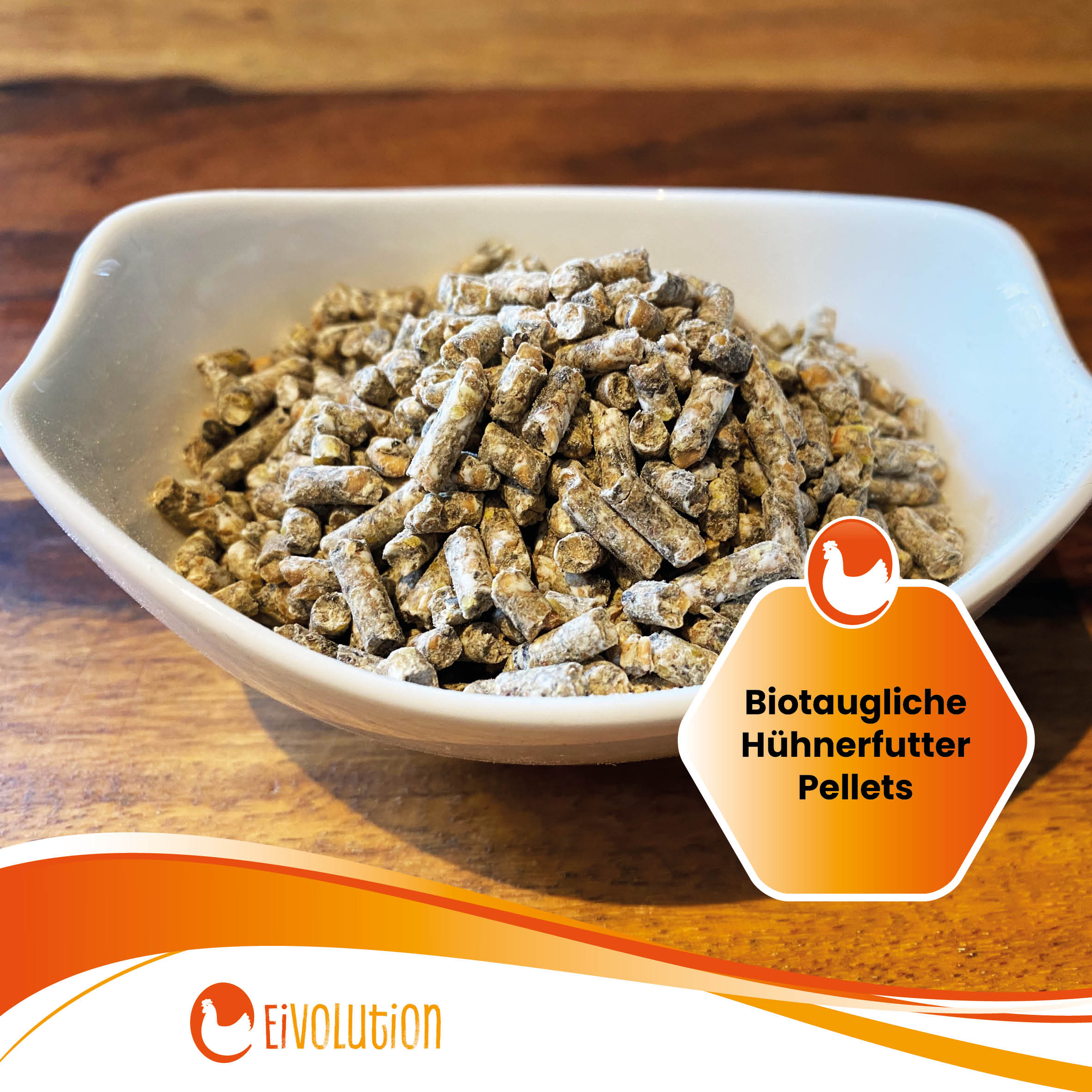 Bio-Hühnerfutter und Wachtelfutter Pellets "Biotaugliche Hühnerfutter Pellets" 