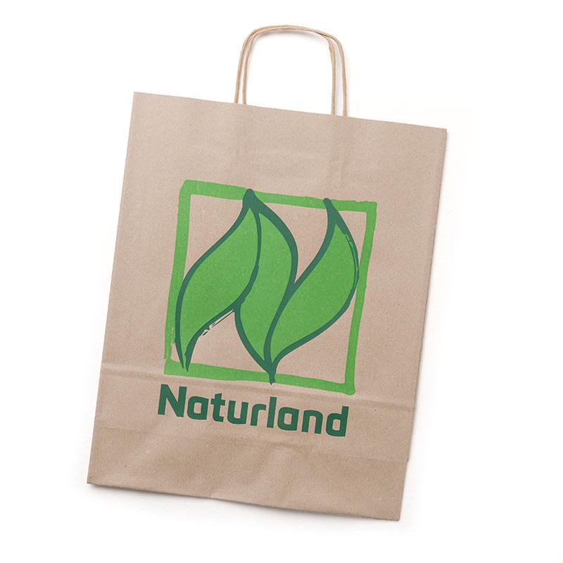 Papiertragetasche Naturland in verschiedenen Varianten