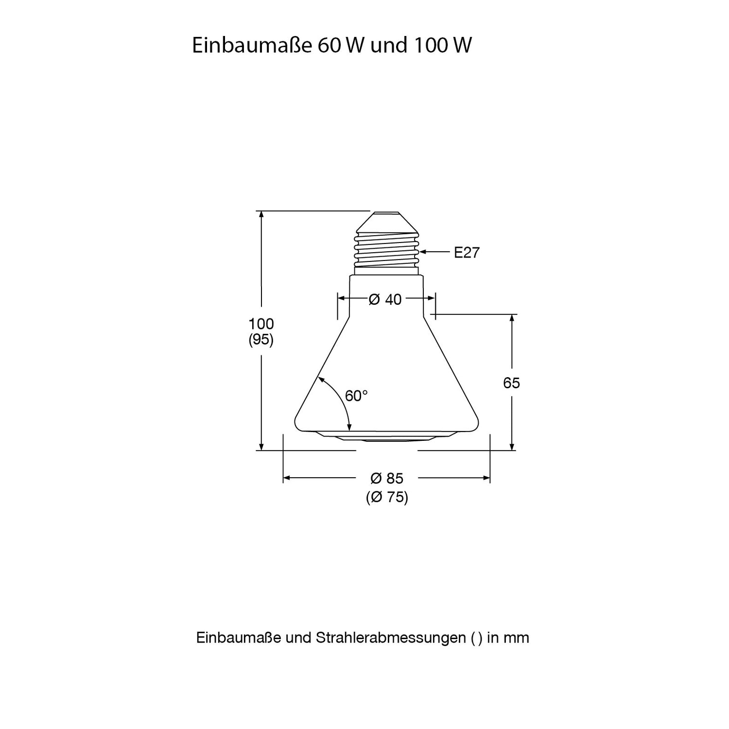 Elstein Dunkelstrahler, Infrarotlampe, Wärmelampe, Keramikstrahler
