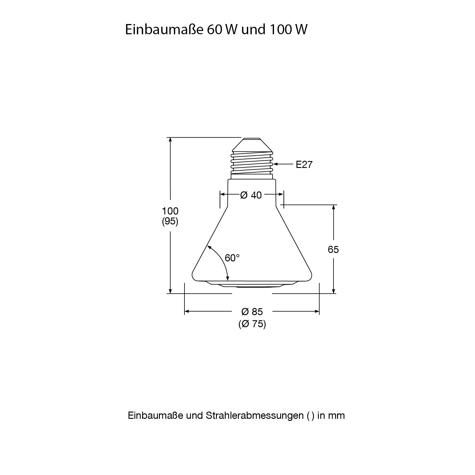 Elstein Dunkelstrahler, Infrarotlampe, Wärmelampe, Keramikstrahler