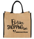 "Ei like shopping bei eierschachteln.de" Jute-Beutel - Nachhaltig und Stilvoll