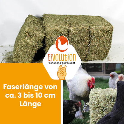Bio Luzerneballen "Faserlänge von ca. 3 bis 10 cm Länge" 