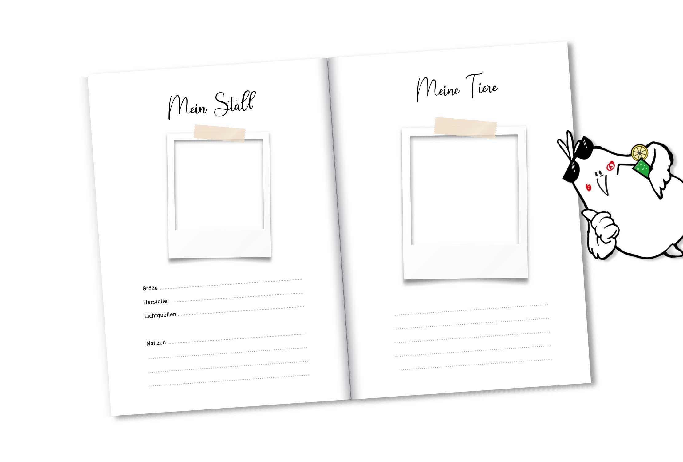 Mein Stallbuch "Mein Stall, Meine Tiere"