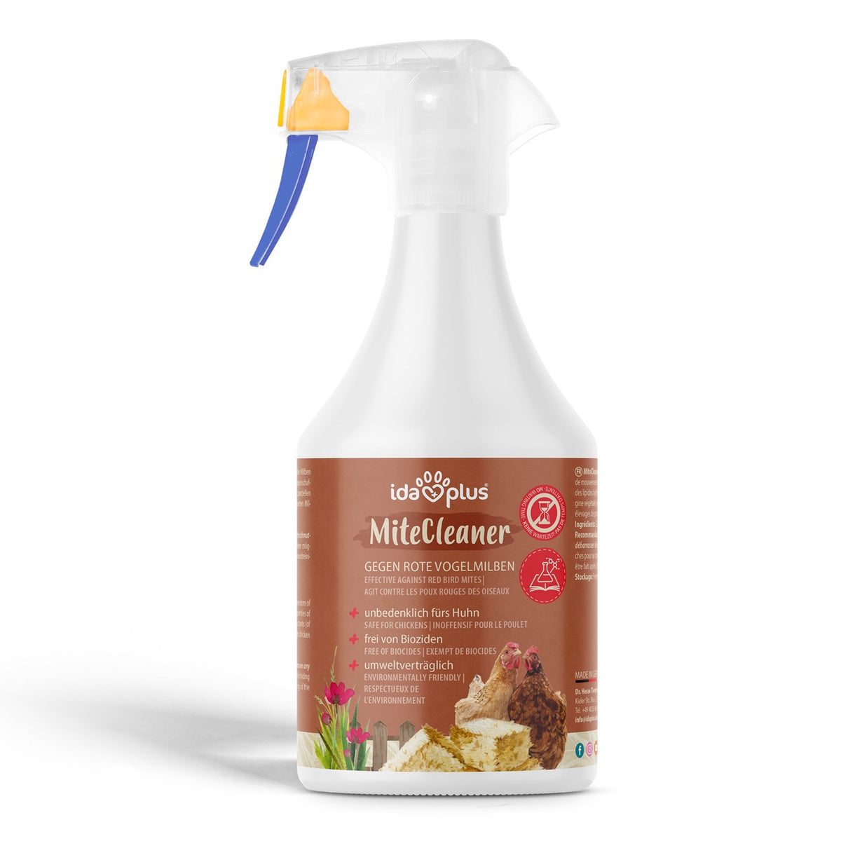 MiteCleaner - zur Bekämpfung von roten Vogelmilben, Flasche