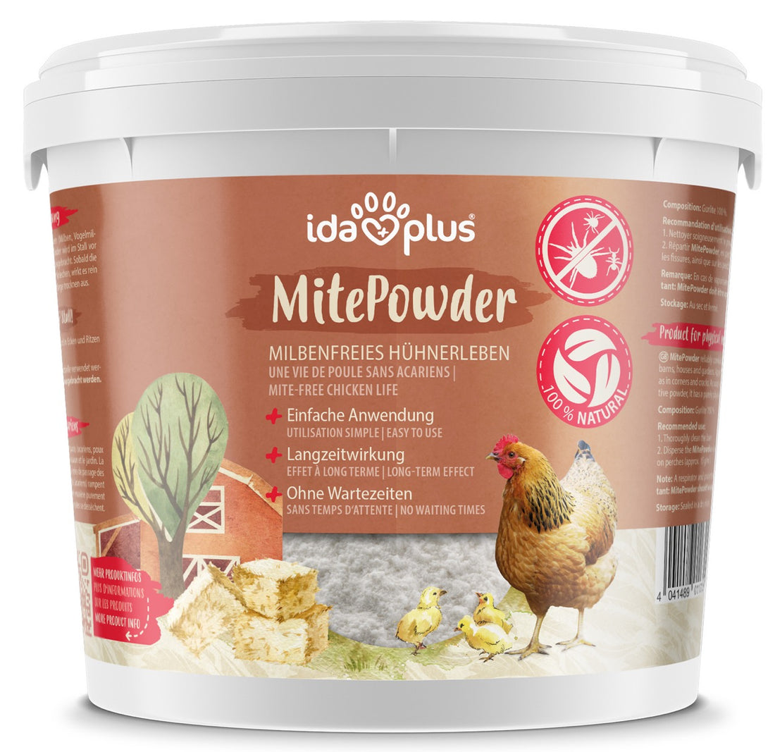 MitePowder für ein milbenfreies Hühnerleben 