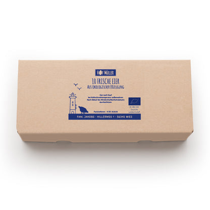 Stempel für Eierschachteln 10er EckPack, blau