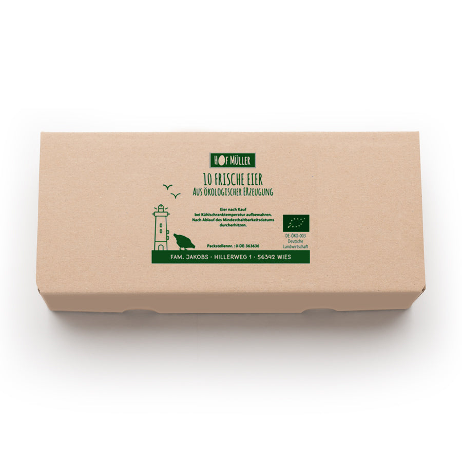 Stempel für Eierschachteln 10er EckPack, grün
