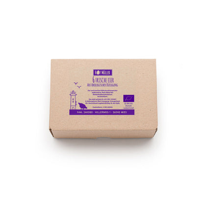 Stempel für Eierschachteln 6er EckPack, violett