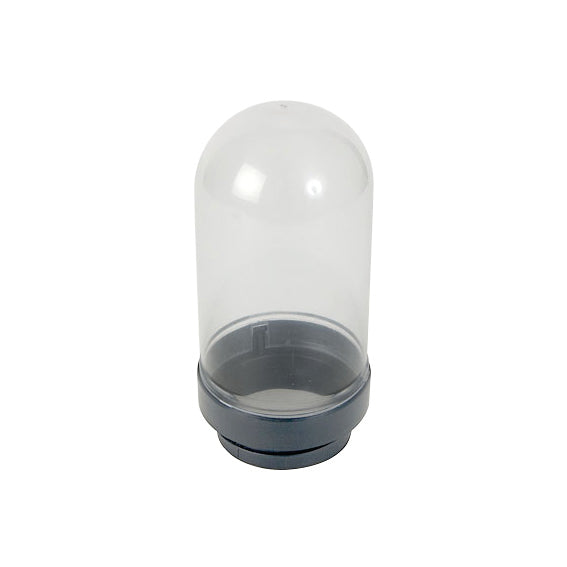 Schraubgläser für stalltaugliches Lampengehäuse, transparent
