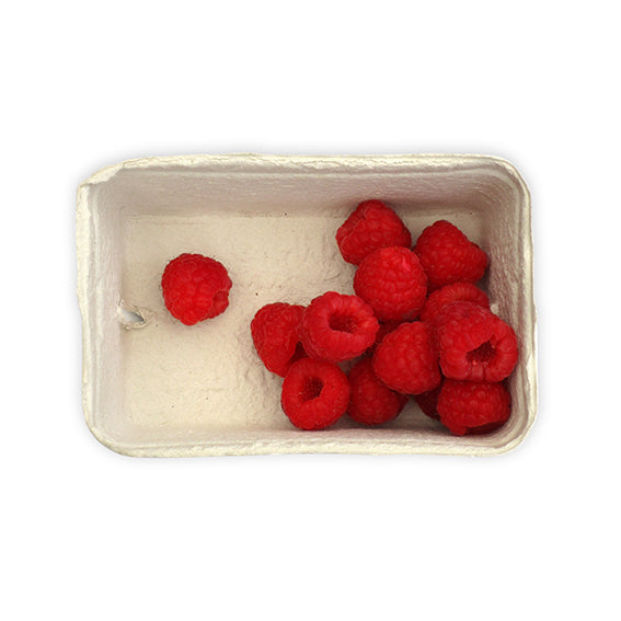 Beerenobstschalen, 250 g, mit Himbeeren
