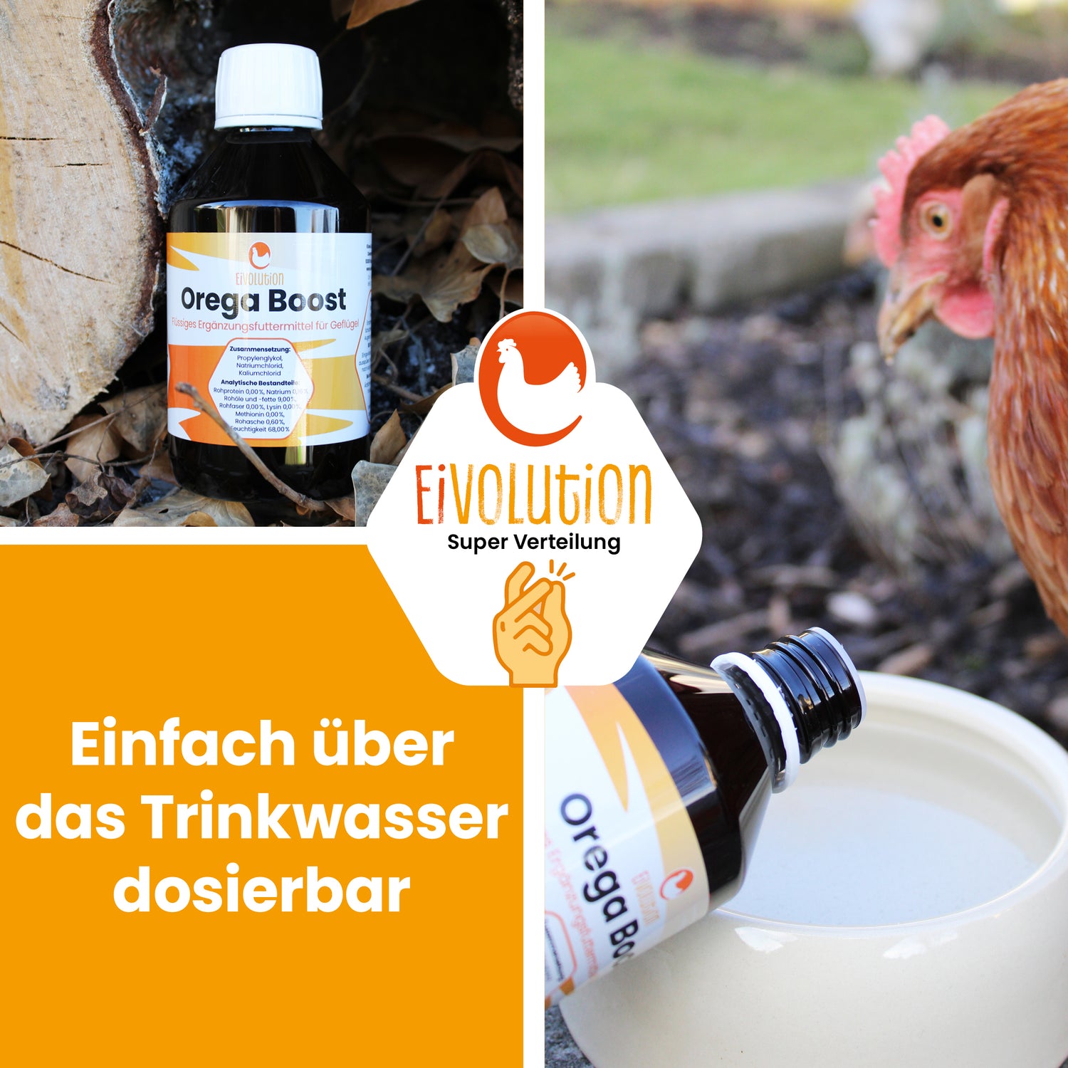 OregaBoost "Einfach über das Trinkwasser dosierbar"
