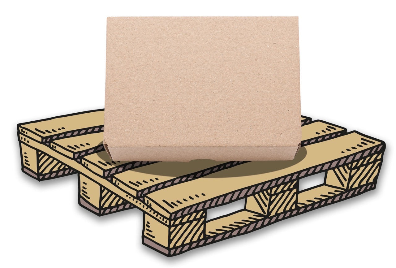 4.000 Stück 6er EckPack neutral, auf Palette