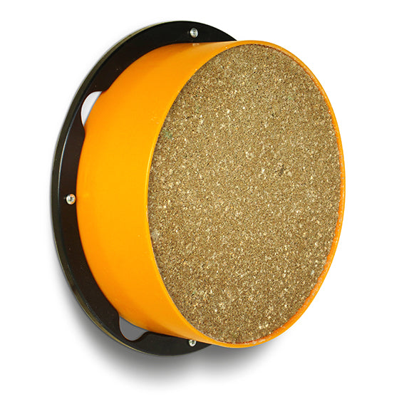 Pickstein- / Leckschalenhalter für 2 kg zur einfachen Wandmontage mit Pickstein orange 