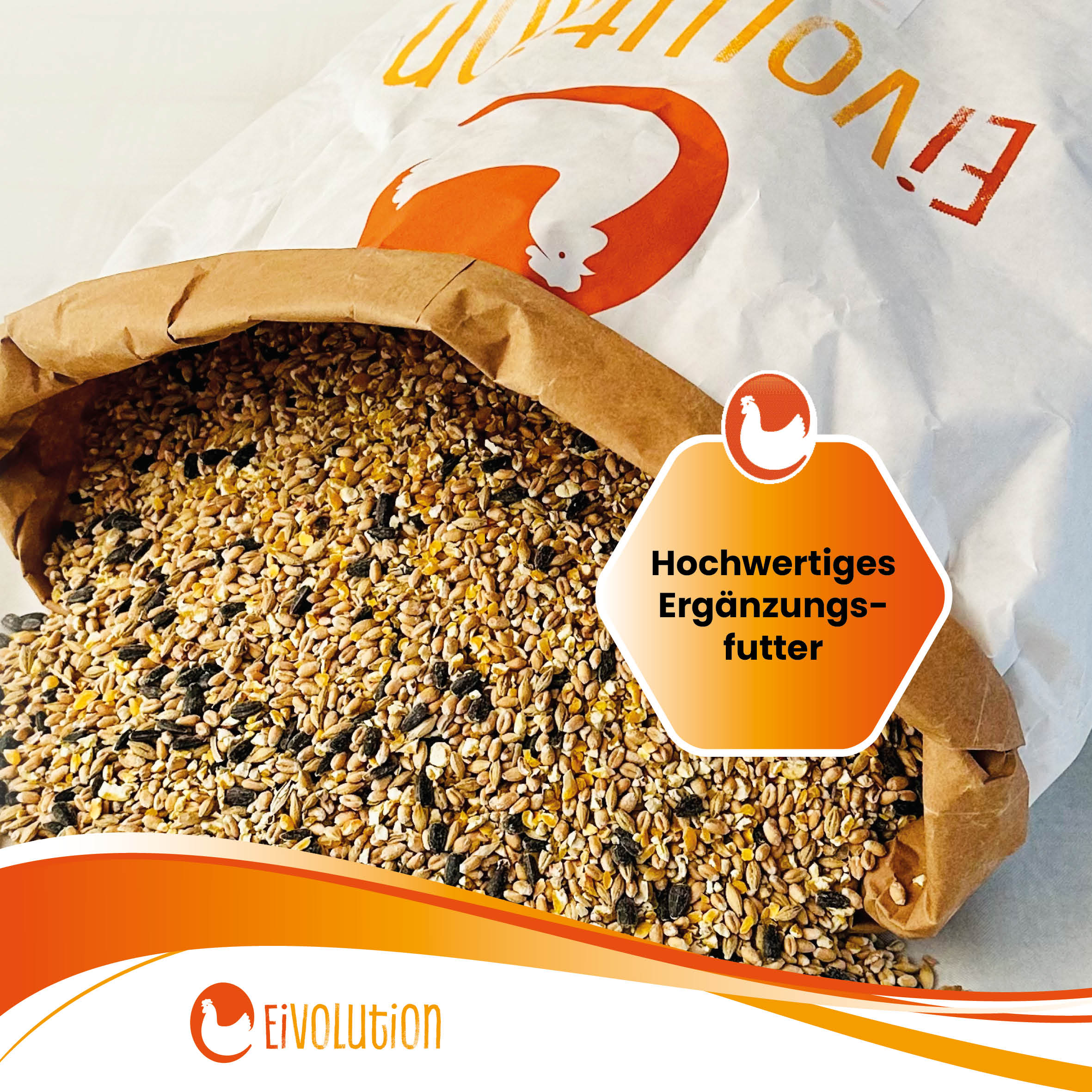 Premium Bio-Körnermischung "Hochwertiges Ergänzungsfutter" 