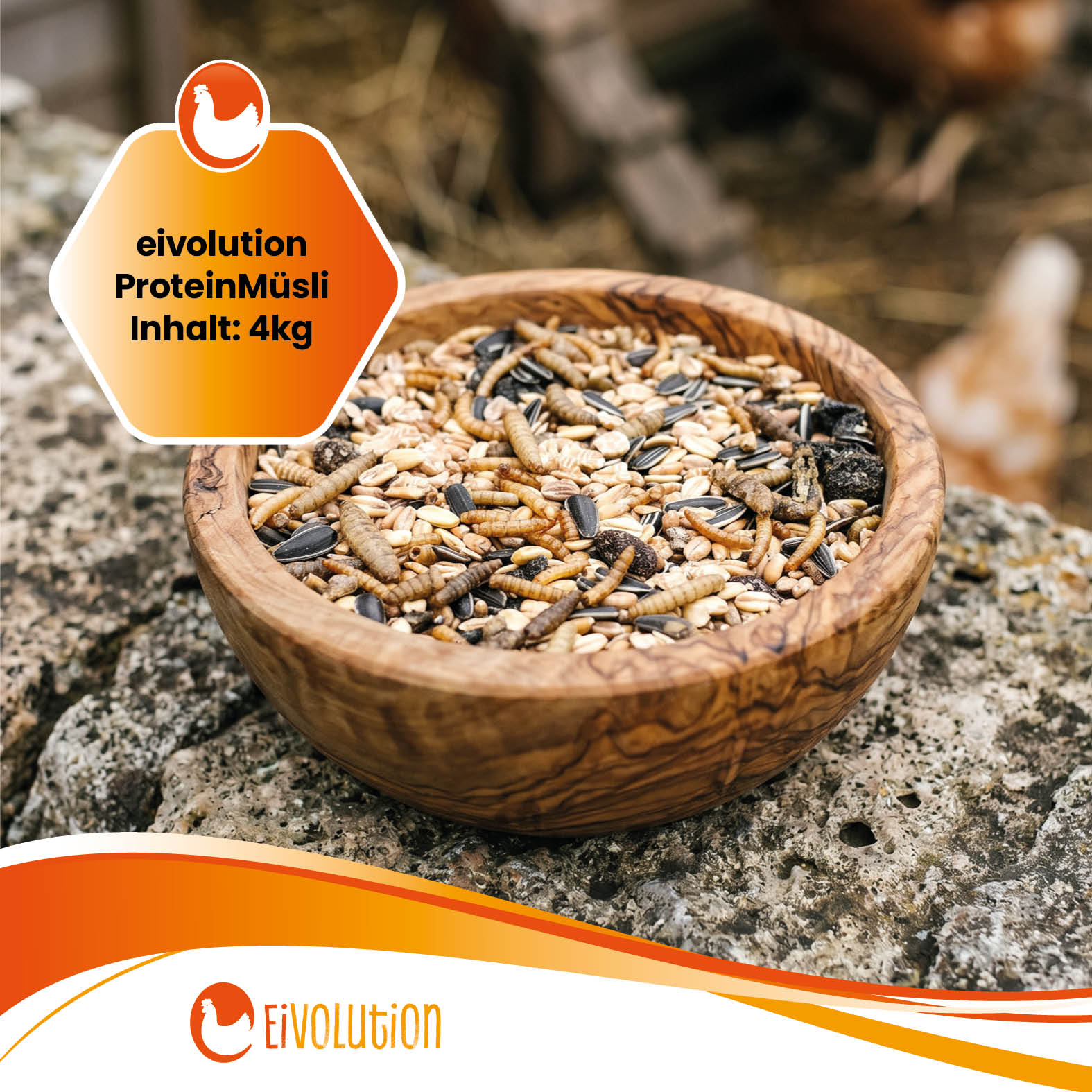  ProteinMüsli  "eivolution ProteinMüsli Inhalt: 4kg"   