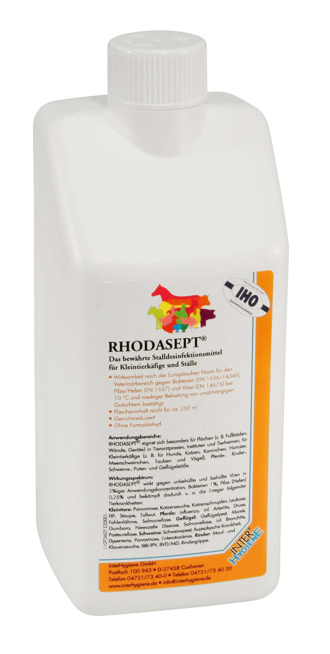 Desinfektionsmittel Rhodasept - Wirksamkeit gegen Vogelgrippeviren 1 kg