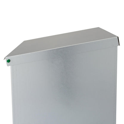 Futterautomat mit Trittklappe, Deckel Nahaufnahme