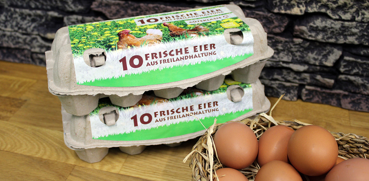 Kategoriebanner Eierschachteln "Freiland"