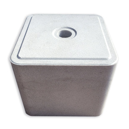 Mineral-Leckstein für Schafe, Schweine etc., Frontalaufnahme
